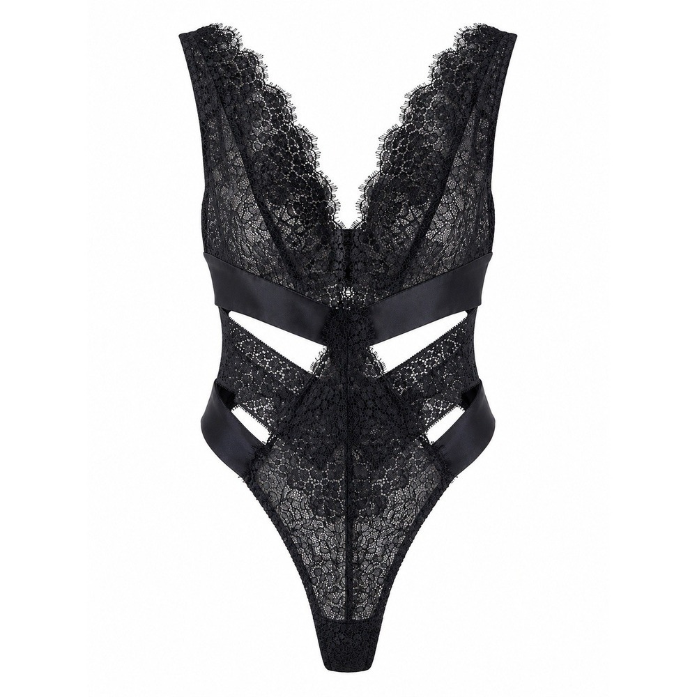 Victorias Secret Very Sexy
Strappy Lace Teddy Bodysuit
Red Cage Lingerie XS